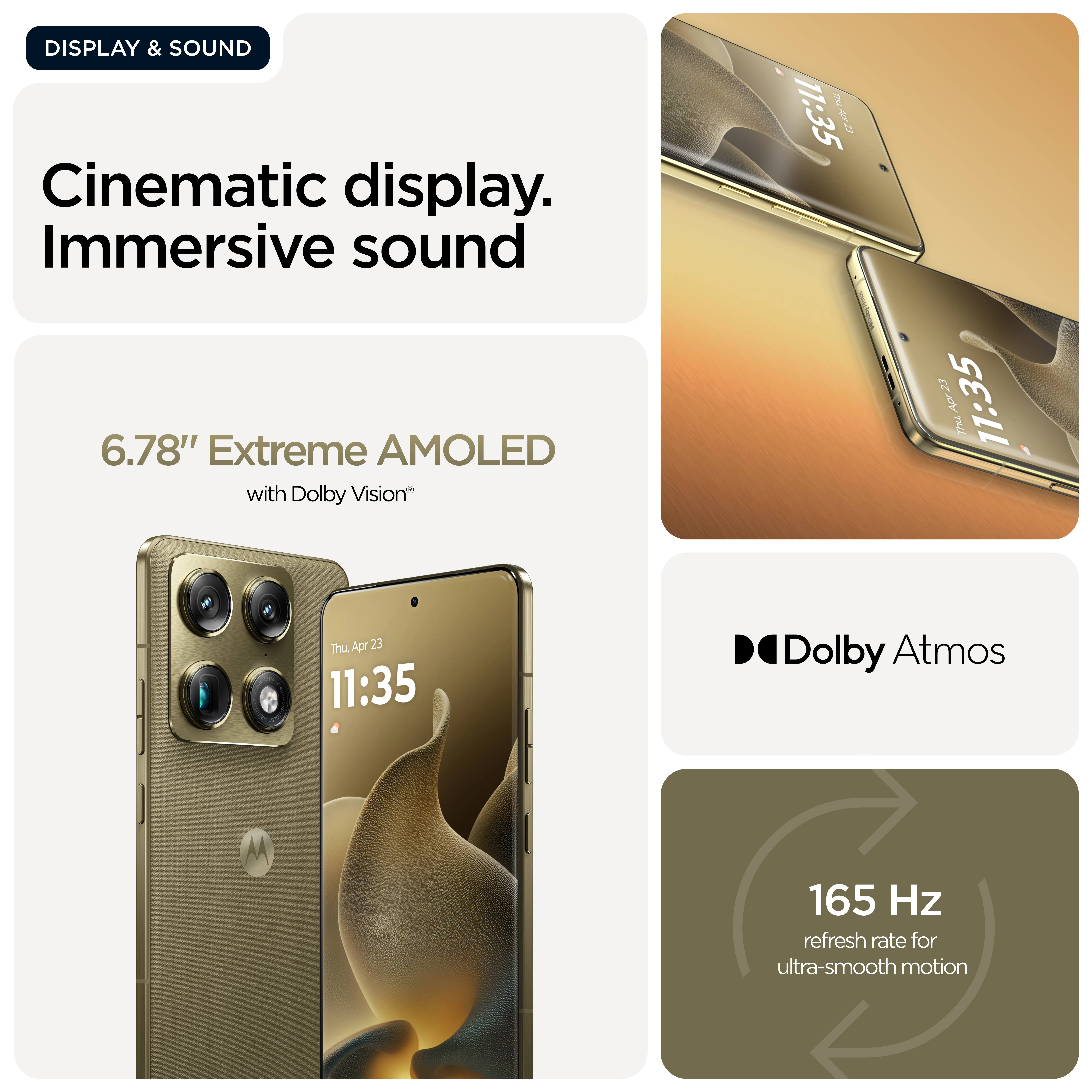 Motorola Signature 16/512 GB, PANTONE Martini Olive