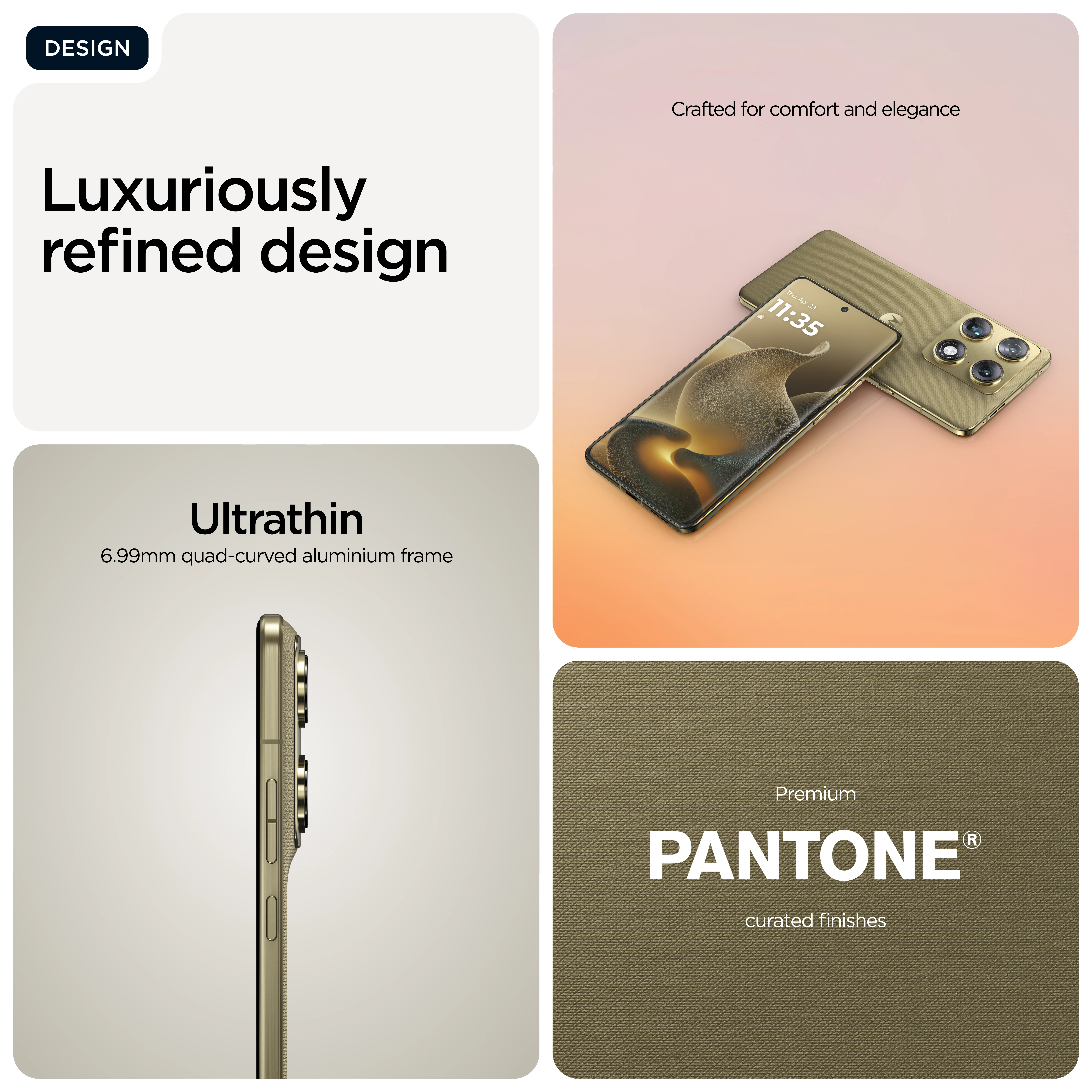 Motorola Signature 16/512 GB, PANTONE Martini Olive