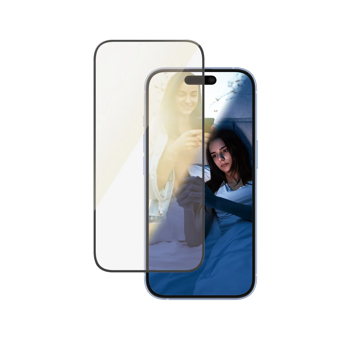 PanzerGlass Ultra-Wide Fit, EyeCare, iPhone 16 -panssarilasi