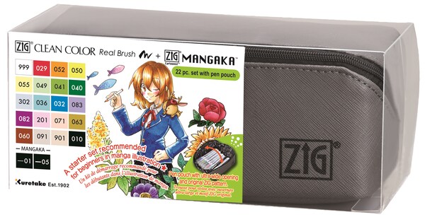 Zig Clean Color starter set wiht 22pcs