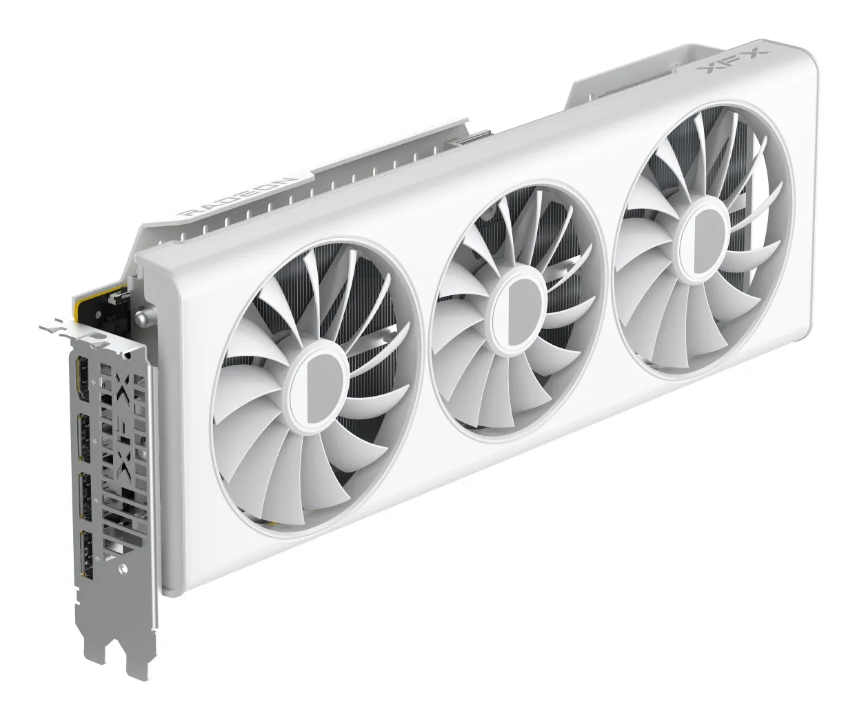 XFX Radeon RX 7800 XT Speedster QICK 319 Core Edition White 16 Gt OC -näytönohjain