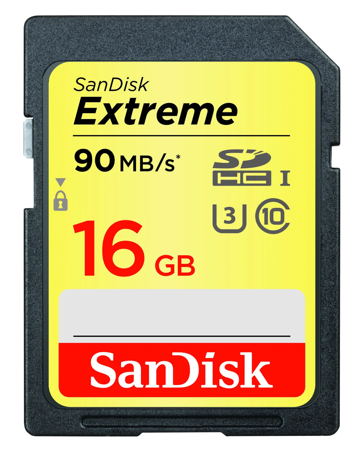 SanDisk Extreme 16 GB SDHC UHS-I U3 V30 kort