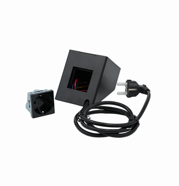 Shelly socket for Wall Display Stand - Black