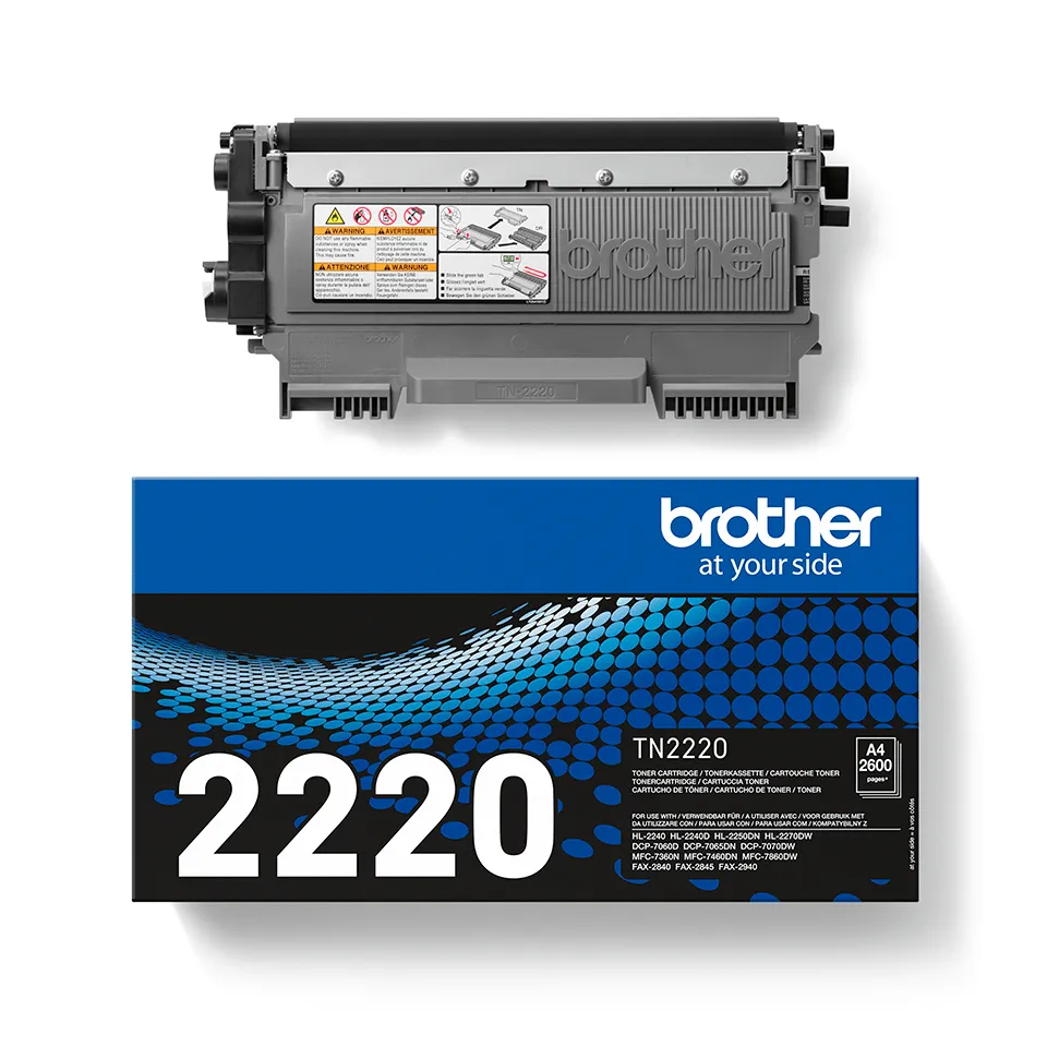 BROTHER TN-2220 TONER BLACK 2600P