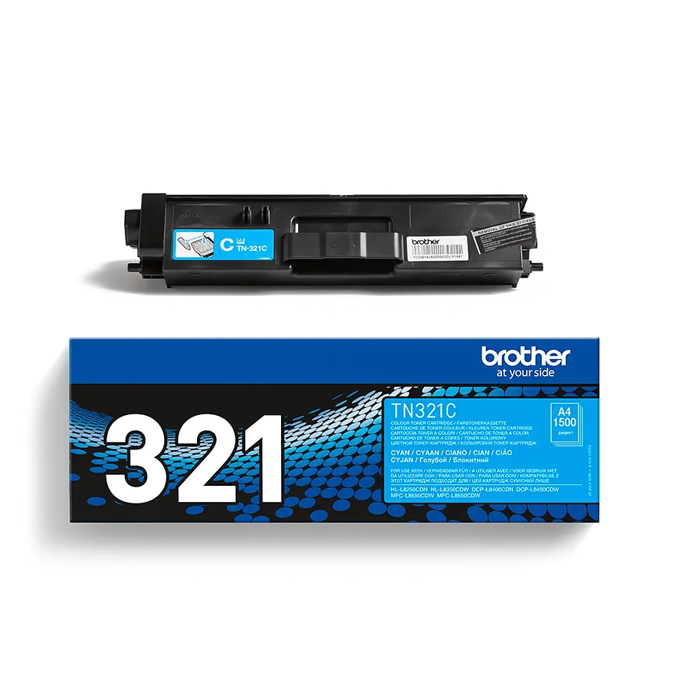 Brother TN321C-laserv&auml;rikasetti, syaani