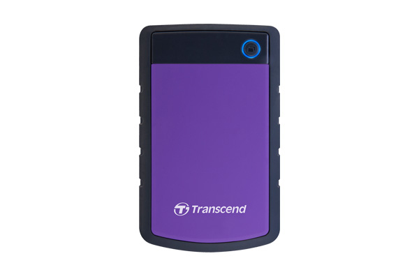 Transcend StoreJet 25H3 3 Tt -ulkoinen kovalevy, Musta/Sininen/Violetti