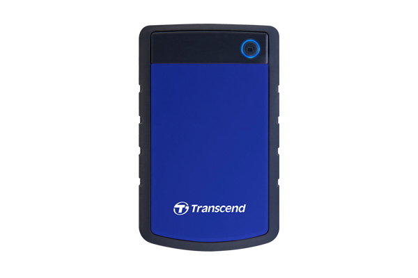 Transcend StoreJet 25H3 3 Tt -ulkoinen kovalevy, Musta/Sininen/Violetti