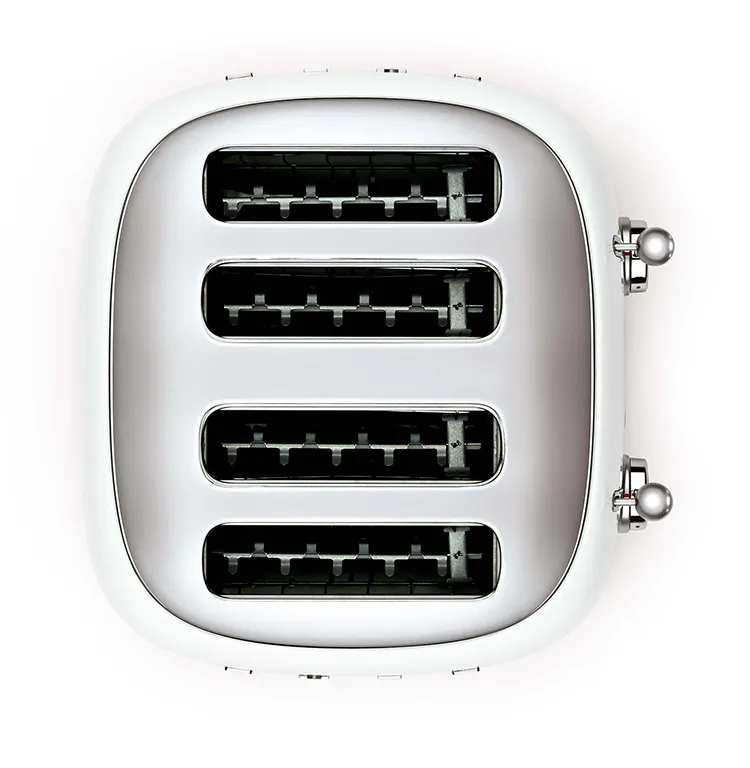 Smeg 50's Style TSF03WHEU - toaster, 4 slice(s),  White
