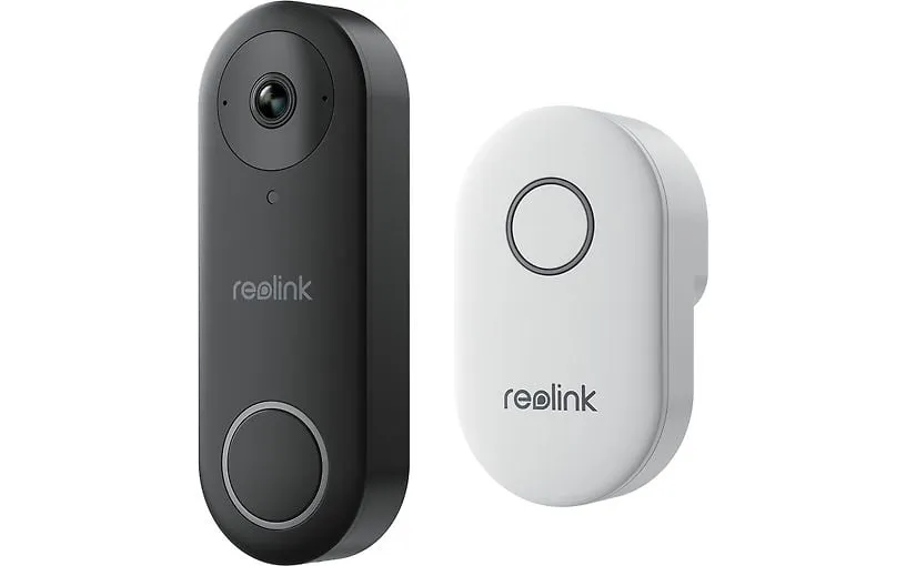 Reolink Video Doorbell PoE - Black 2K - Doorbell Camera