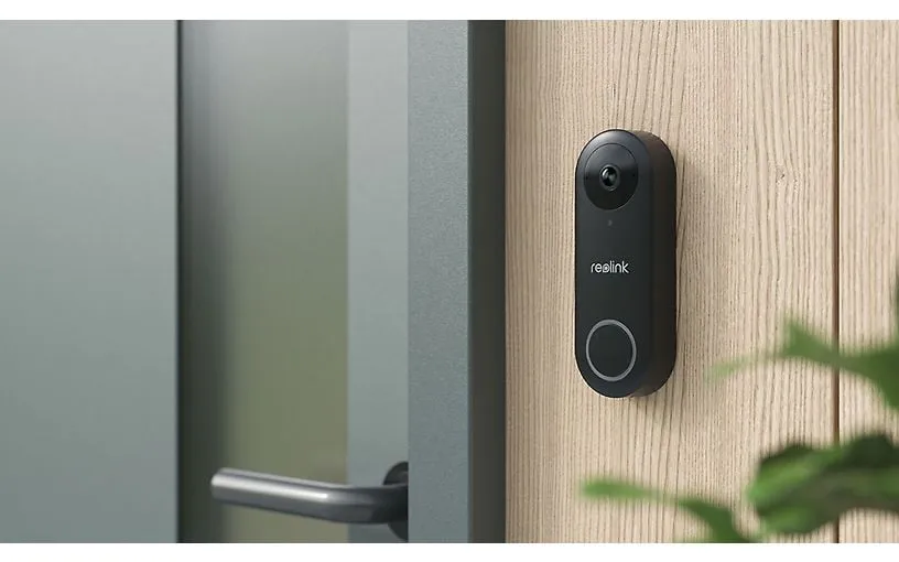 Reolink Video Doorbell PoE - Black 2K - Doorbell Camera