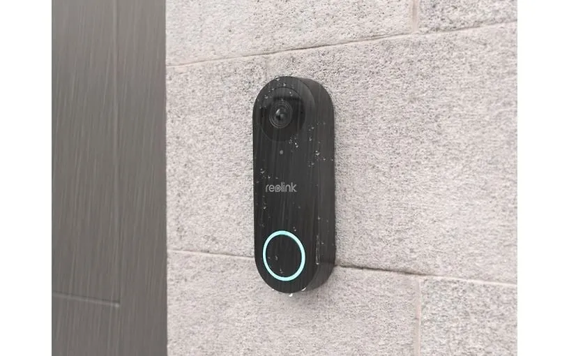 Reolink Video Doorbell PoE - Black 2K - Doorbell Camera