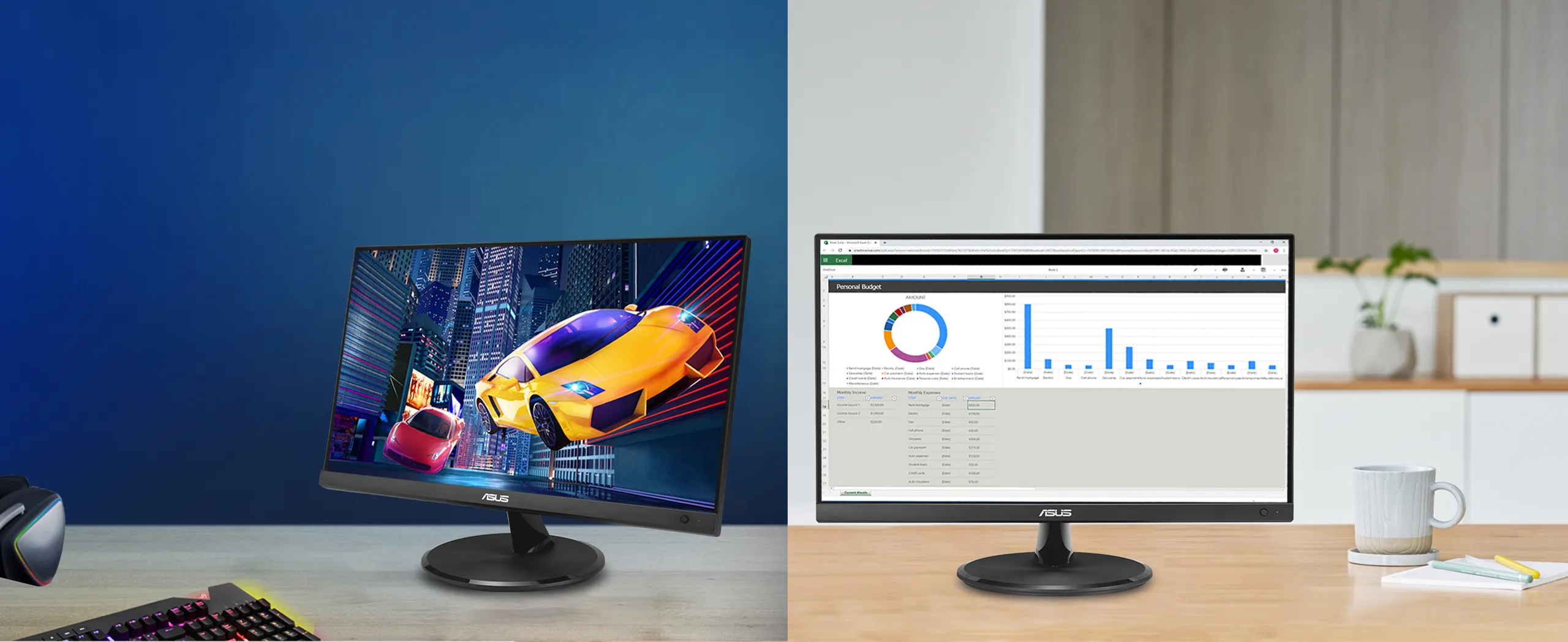 ASUS VZ279HG 27" Full HD, IPS -pelinäyttö