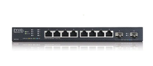 8-Port 2.5GbE 2 SFP+Smart Switch Nebu