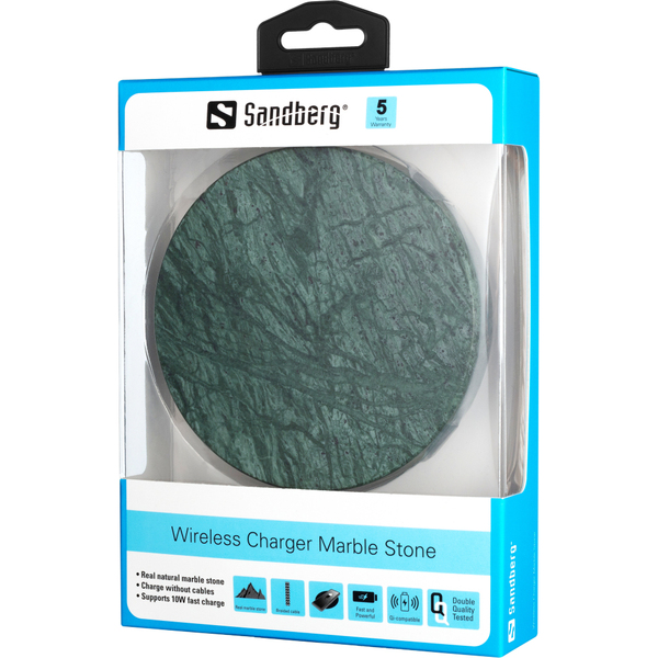 Sandberg Marble Stone Charger, Green