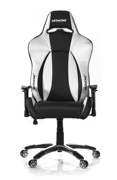 AKRacing Premium V2 Gaming Chair - Black Silver