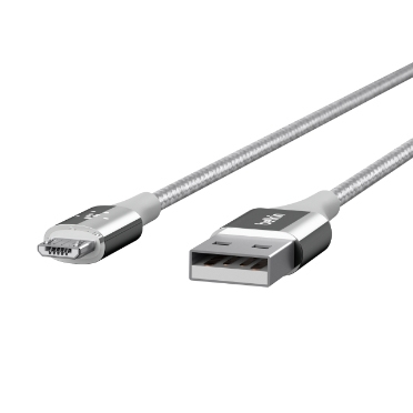 Belkin Kevlar USB-A - Micro-USB B - cable, 1.2 m, Silver