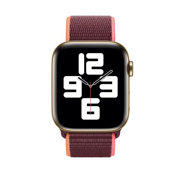 Apple Watch 44mm Sport Loop -ranneke, Plum