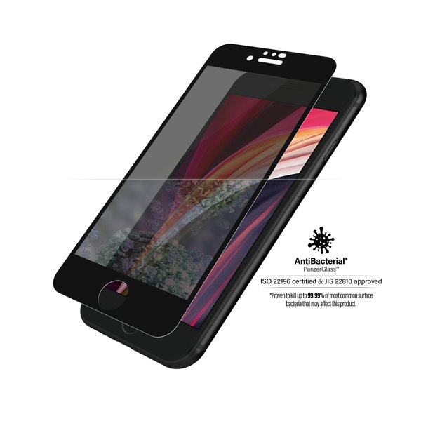 PanzerGlass Case Friendly, Privacy, iPhone 6/7/8/SE - Screen Glass
