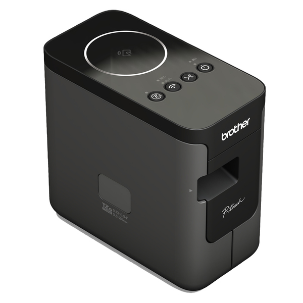 Brother P-Touch PT-P750WSP - Lipuketulostin - l&auml;mp&ouml;siirto - Rulla (2,4 cm) - jopa 30 mm/s - USB 2.0, Wi-Fi, NFC