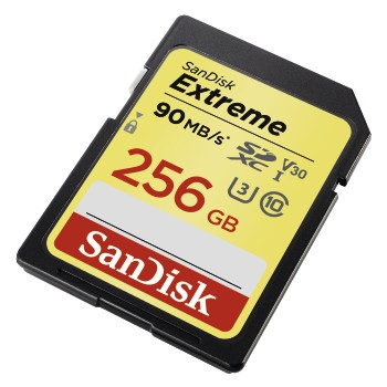 SanDisk 256GB Extreme UHS-I U3 - SDXC