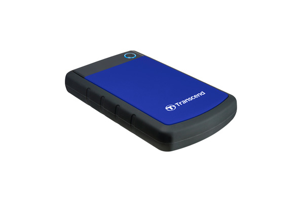 Transcend StoreJet 25H3 3TB - External HDD, Black/Blue/Violet