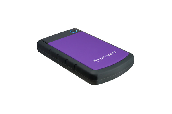 Transcend StoreJet 25H3 3TB - External HDD, Black/Blue/Violet