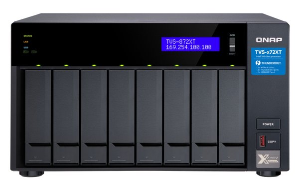 Qnap TVS-872XT-I5-16G, 8x kiintolevypaikkaa -verkkolevypalvelin Qnap TVS-872XT-I5-16G, 8x kiintolevypaikkaa -verkkolevypalvelin
