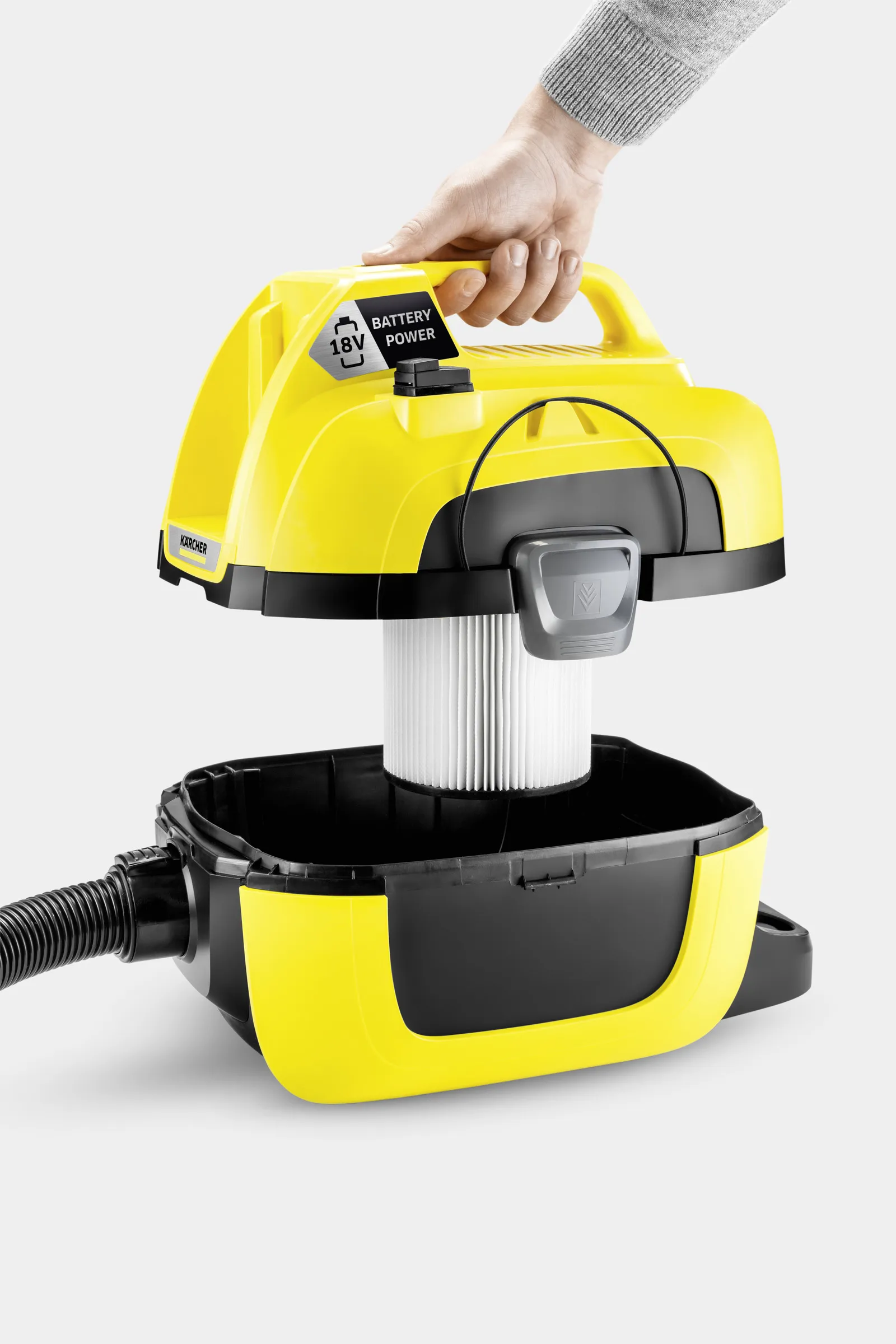 Kärcher WD 1 Compact  - grovdammsugare, utan batteri