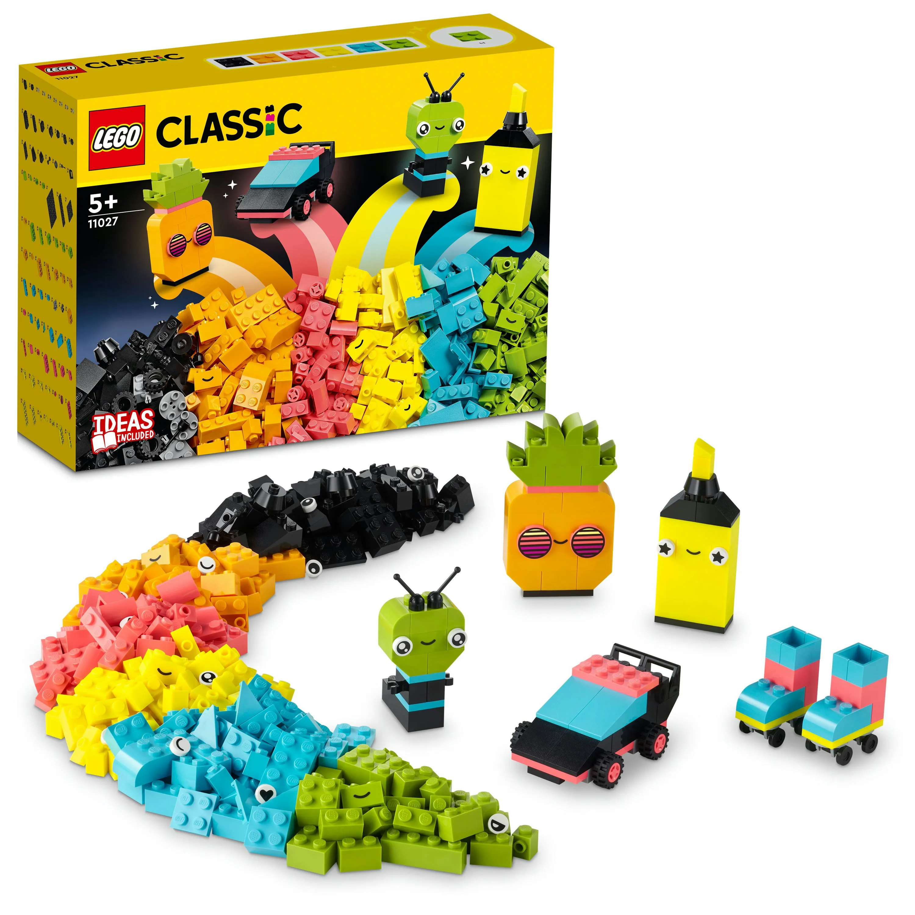 LEGO Classic Creative Fun in Neon Colors 11027