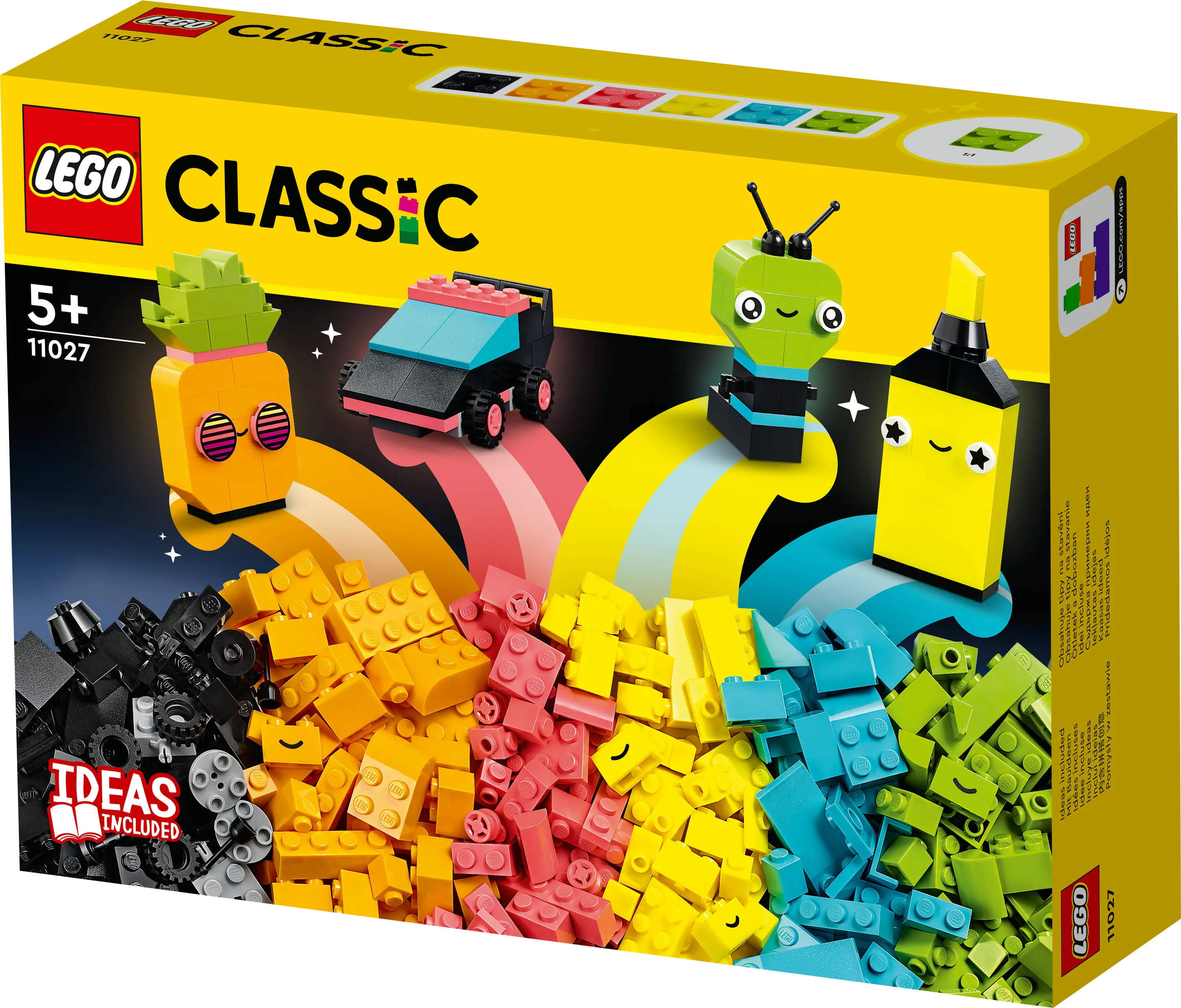 LEGO Classic Creative Fun in Neon Colors 11027