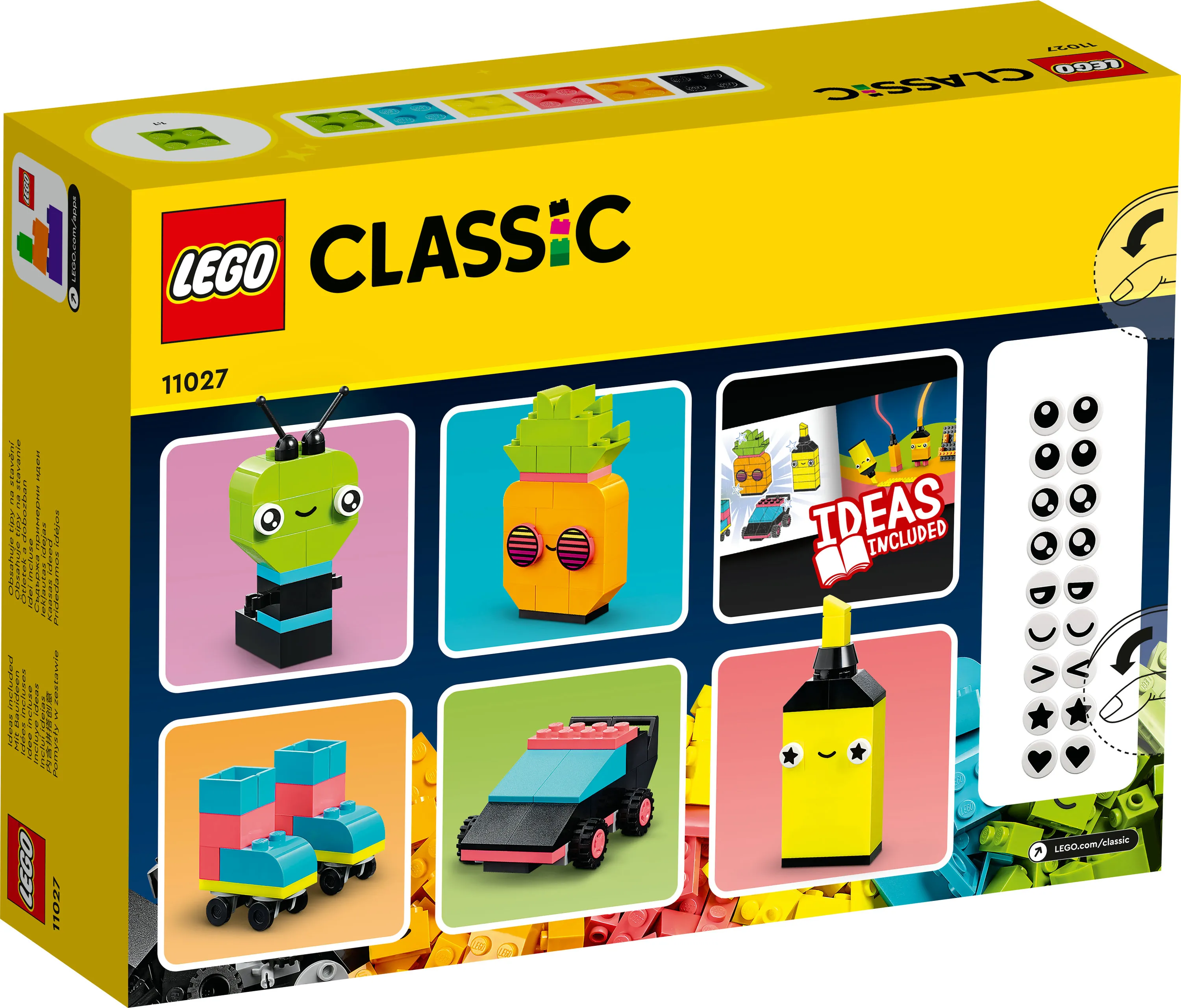 LEGO Classic Creative Fun in Neon Colors 11027