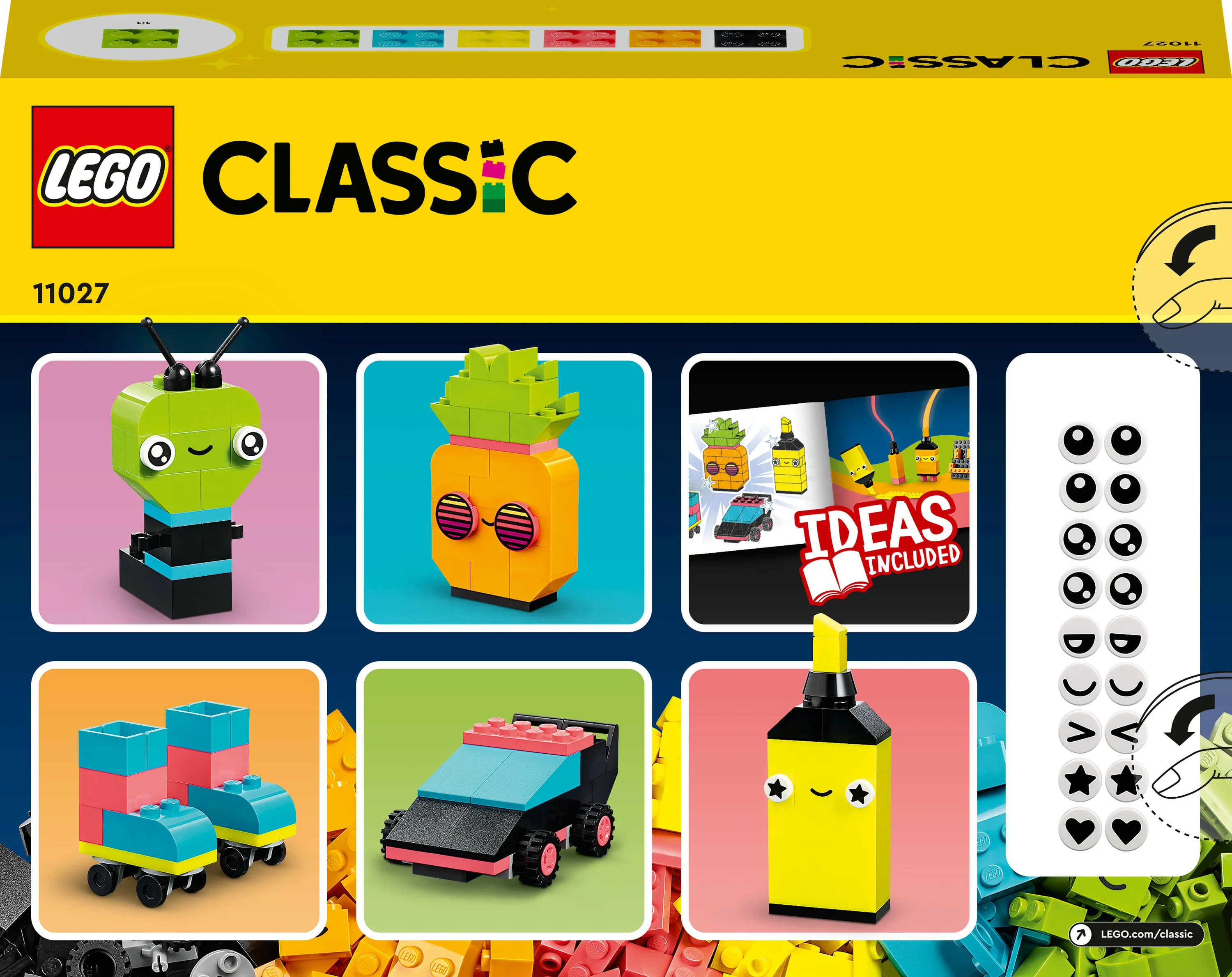 LEGO Classic Creative Fun in Neon Colors 11027