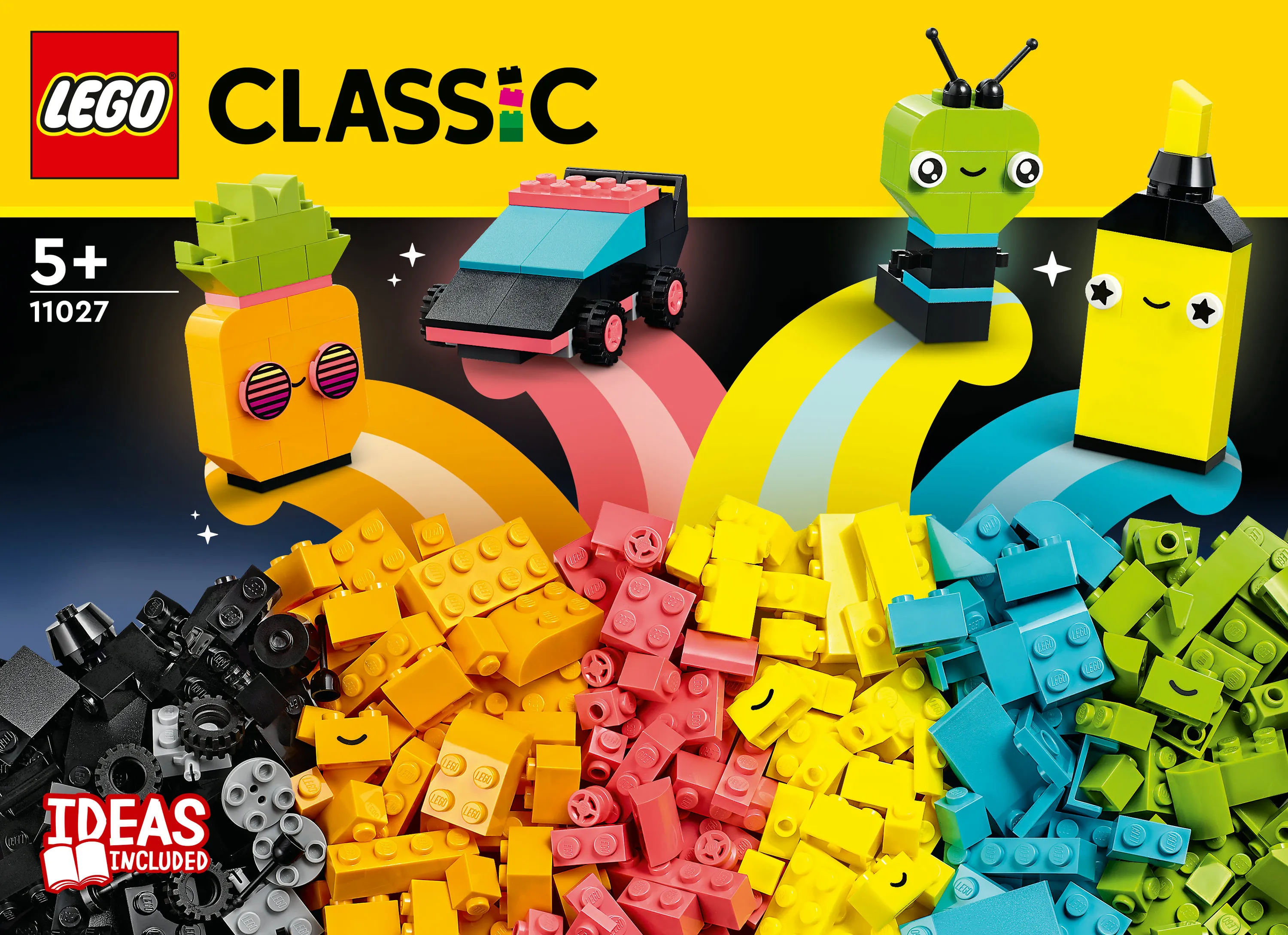 LEGO Classic Creative Fun in Neon Colors 11027
