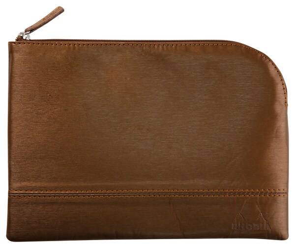 Rhodiarama Zipped punch M Bronze