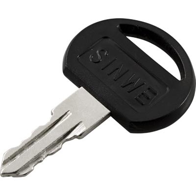 TOTEN lis&auml;avain 19-64xx-sarjan sein&auml;kaapin sivuoven lukkoon, 1-pakka