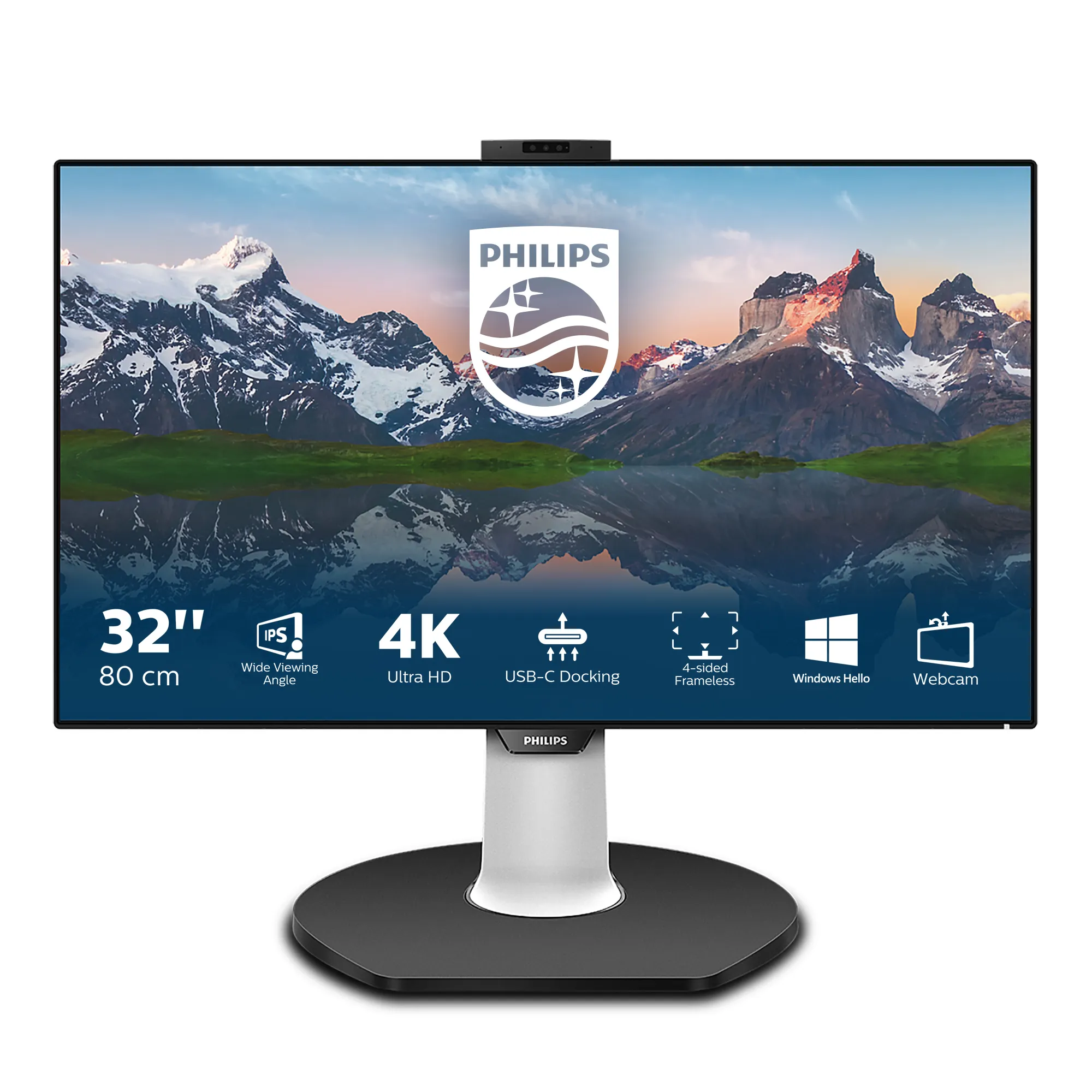 Philips 31.5" 329P9H/00, 4K UHD, USB-C, IPS -n&auml;ytt&ouml;
