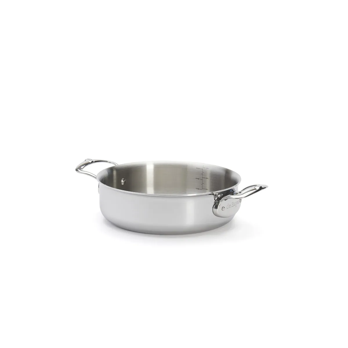 De Buyer Affinity Stainless Steel Pot with Lid 20 cm 1.7 L