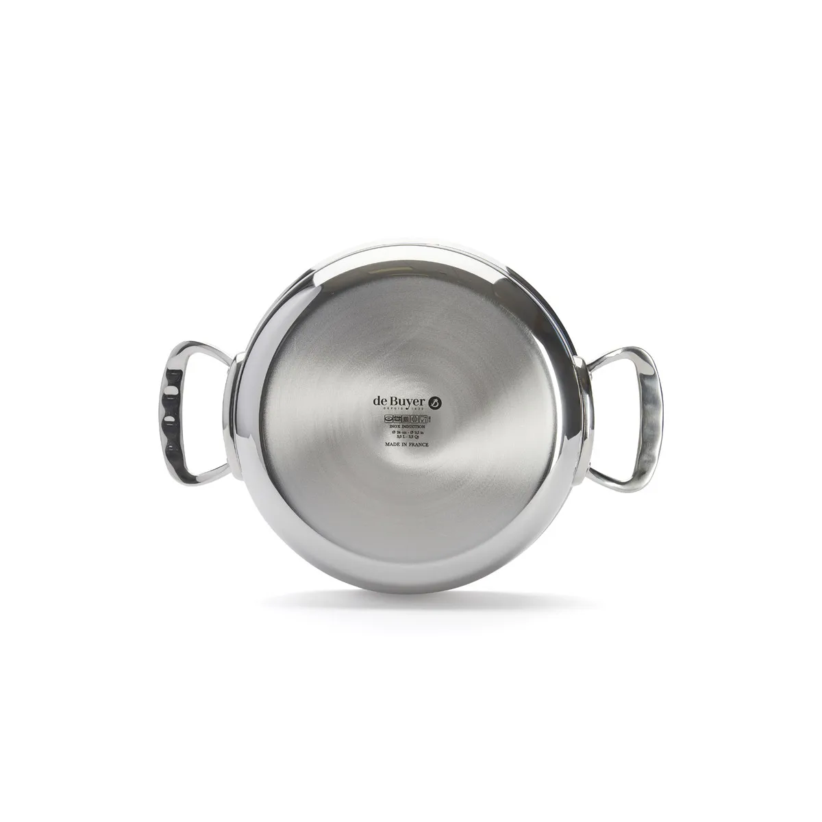 De Buyer Affinity Stainless Steel Pot with Lid 20 cm 1.7 L