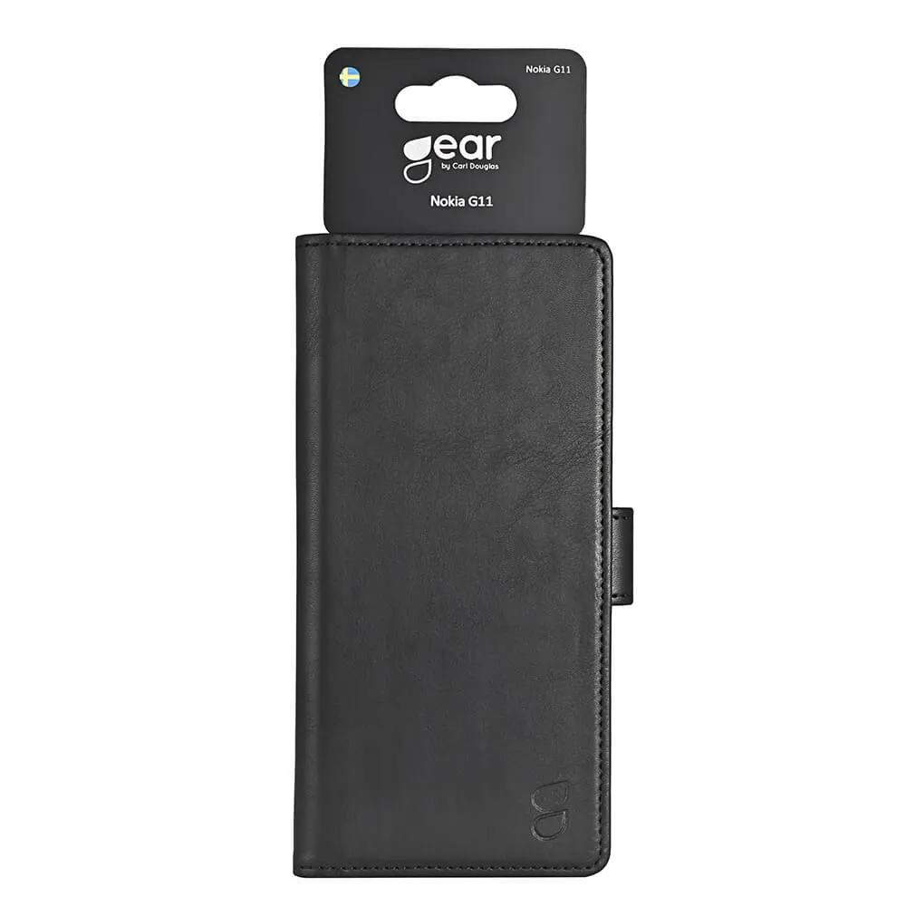 GEAR Wallet, Nokia G11 -lompakkokotelo, Musta