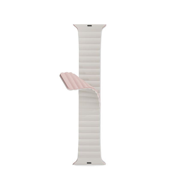 EPICO Watch Strap Magnetic for Apple Watch 42/44/45/49 mm - GREY/pink