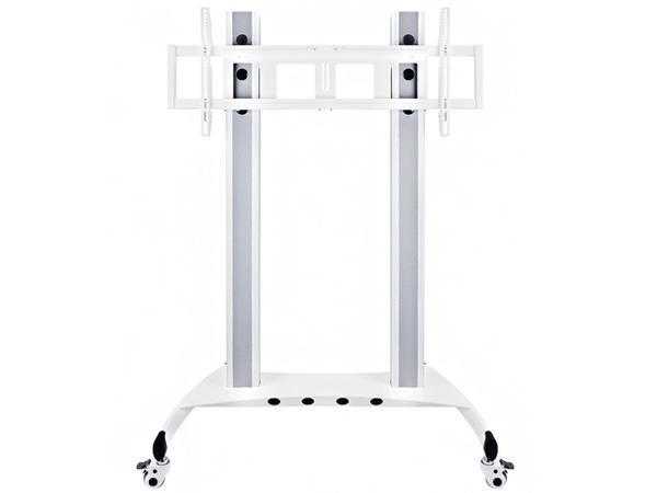 Multibrackets M Public Floorstand HD - Teline tuotteelle LCD nestekiden&auml;ytt&ouml; / plasma TV - alumiini - valkoinen -n&auml;yt&ouml;n koko: 60"-90" - lattialla seisova