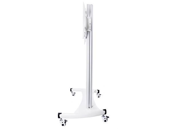 Multibrackets M Public Floorstand HD - Teline tuotteelle LCD nestekiden&auml;ytt&ouml; / plasma TV - alumiini - valkoinen -n&auml;yt&ouml;n koko: 60"-90" - lattialla seisova