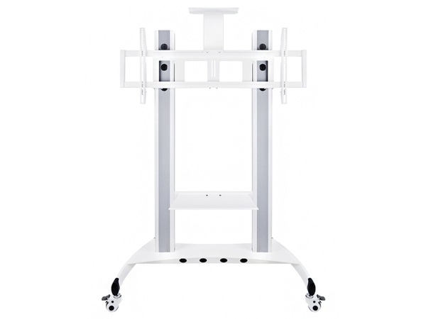 Multibrackets M Public Floorstand HD - Teline tuotteelle LCD nestekiden&auml;ytt&ouml; / plasma TV - alumiini - valkoinen -n&auml;yt&ouml;n koko: 60"-90" - lattialla seisova