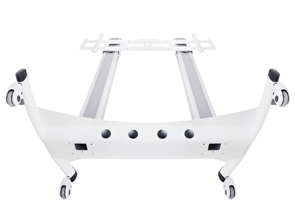 Multibrackets M Public Floorstand HD - Teline tuotteelle LCD nestekiden&auml;ytt&ouml; / plasma TV - alumiini - valkoinen -n&auml;yt&ouml;n koko: 60"-90" - lattialla seisova