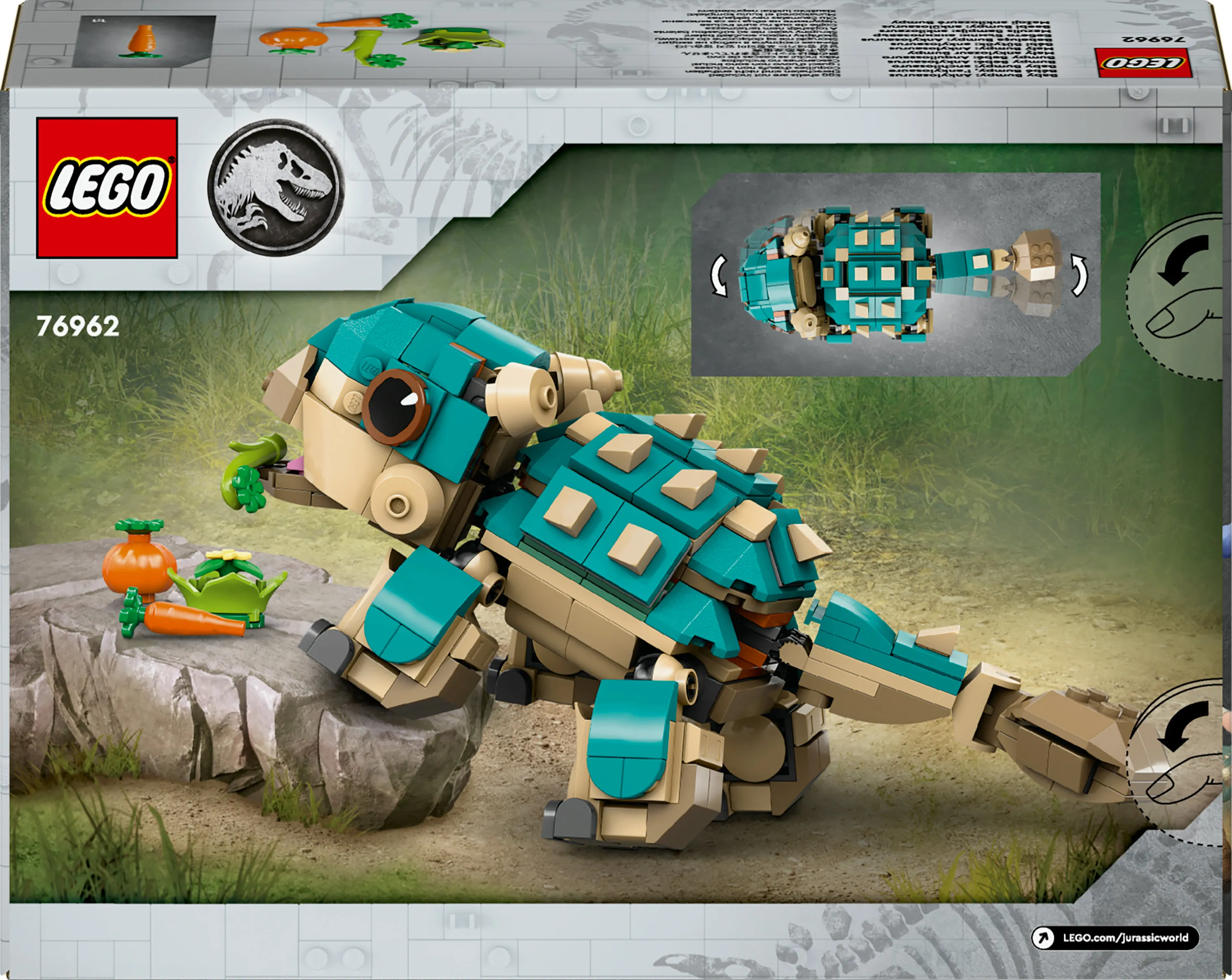 LEGO Jurassic World Pikku-Bumpy: Ankylosaurus 76962