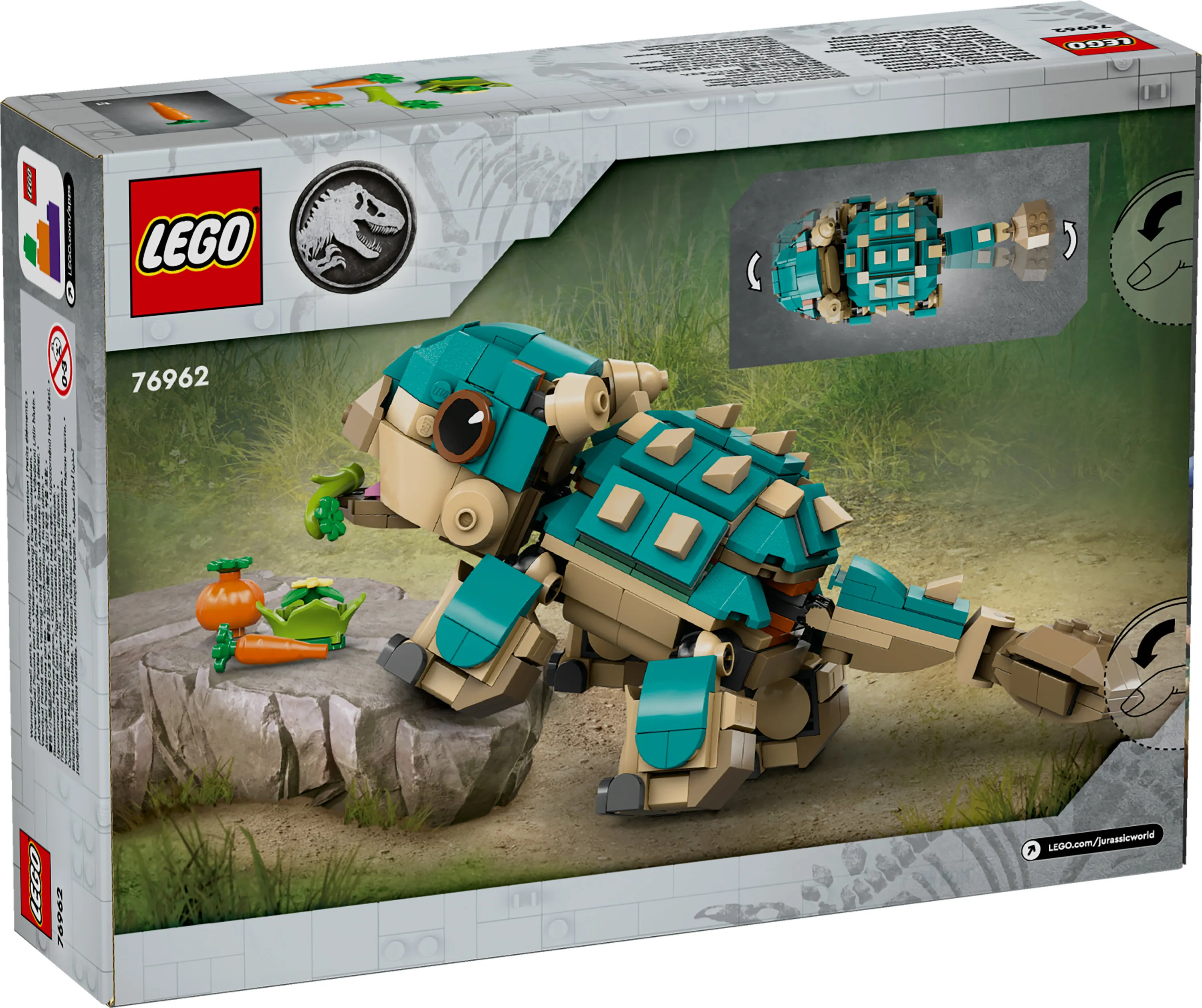 LEGO Jurassic World Pikku-Bumpy: Ankylosaurus 76962