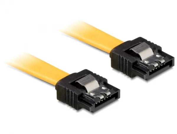 Delock SATA 6 Gb/s Cable 50 cm yellow