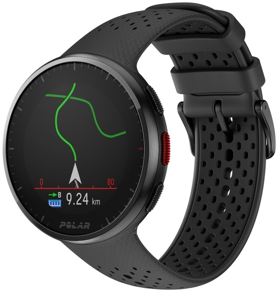 Polar Pacer Pro 45mm Sports Watch, Grey/Black