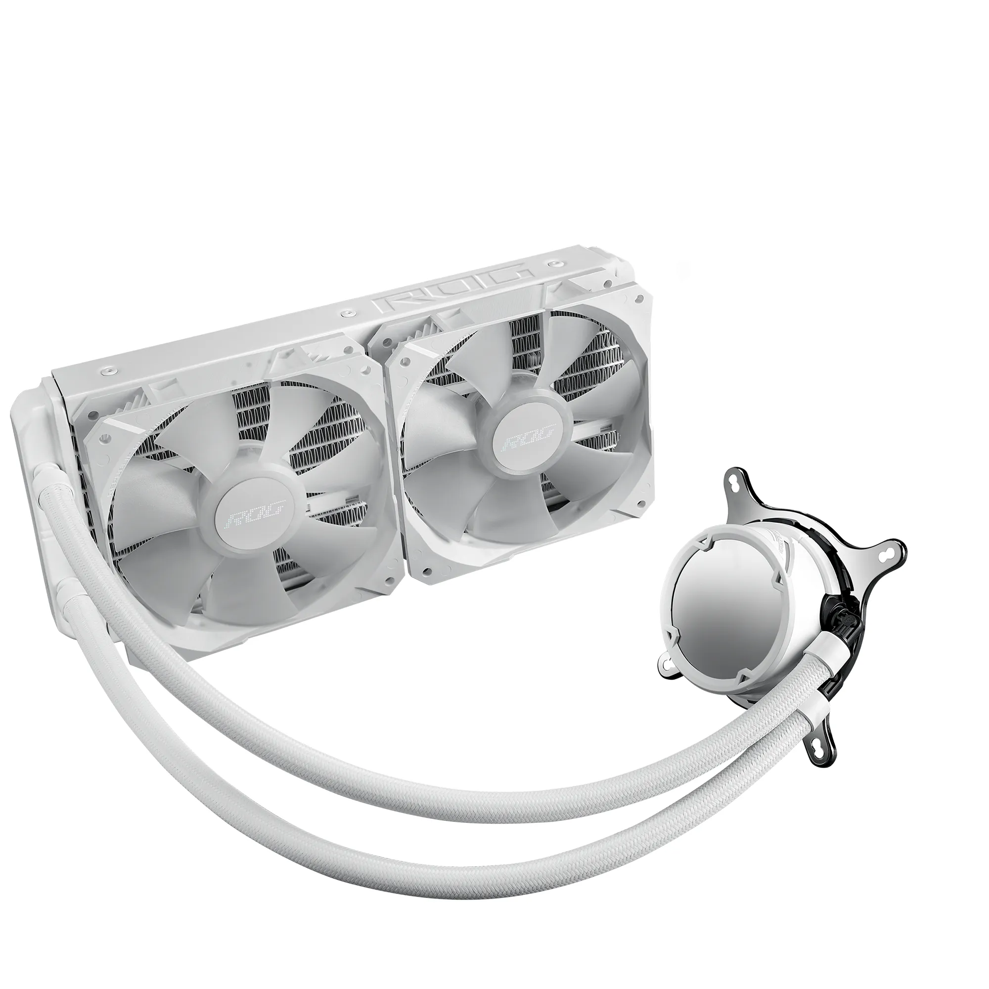 Asus ROG Strix LC II 240 ARGB White Edition AIO-liquid cooler with Aura Sync