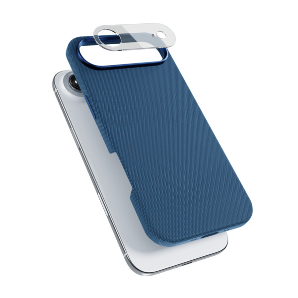Epico SolidWoven Pro Mag+ Case | iPhone Air | Qi2  &  MagSafe Compatible | Blue | Camera Island Protection